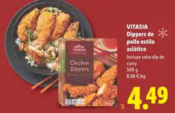 Lidl VITASIA Dippers de pollo estilo asiático oferta