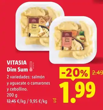 Lidl VITASIA Dim Sum oferta