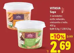 Lidl VITASIA Sopa oferta