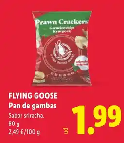 Lidl FLYING GOOSE Pan de gambas oferta