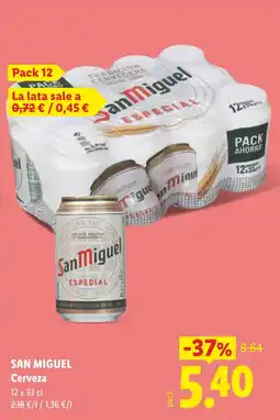 Lidl SAN MIGUEL Cerveza oferta