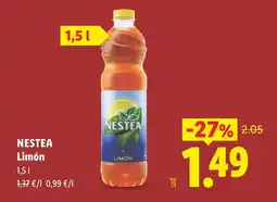 Lidl NESTEA Limón oferta
