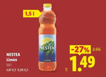 Lidl NESTEA Limón oferta
