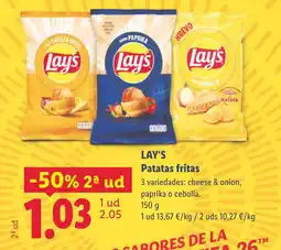 Lidl LAY'S Patatas fritas oferta