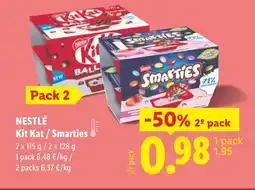 Lidl NESTLÉ Kit Kat / Smarties oferta