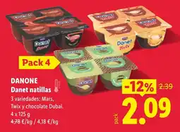 Lidl DANONE Danet natillas oferta