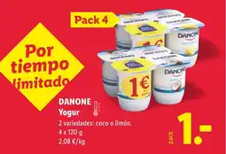 Lidl DANONE Yogur oferta