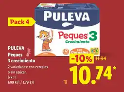 Lidl PULEVA Peques 3 Crecimiento oferta