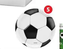 Alcampo Plato de cartón llano fútbol oferta