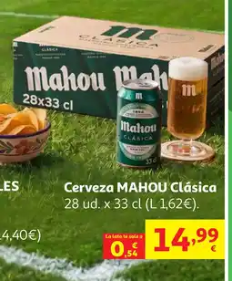 Alcampo Cerveza mahou clásica oferta