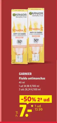Lidl GARNIER Fluido antimanchas oferta