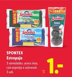 Lidl SPONTEX Estropajo oferta