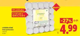 Lidl LIVARNO HOME Velas perfumadas oferta
