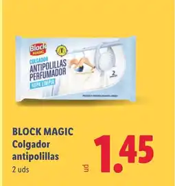 Lidl BLOCK MAGIC Colgador antipolillas oferta