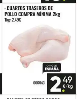 Family Cash Cuartos traseros de pollo compra mínima oferta