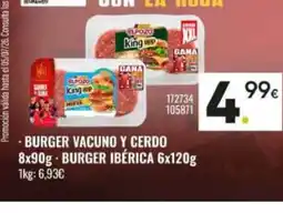 Family Cash Burger vacuno y cerdo oferta