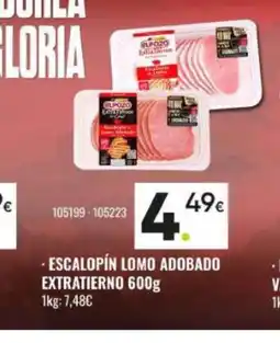 Family Cash Escalopin lomo adobado extratierno oferta