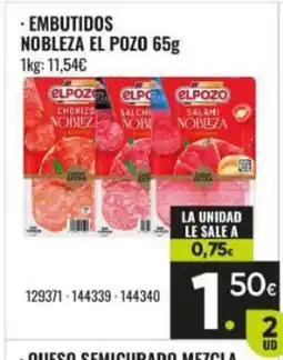 Family Cash EL POZO Embutidos nobleza oferta