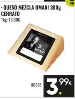 Family Cash Queso mezcla umani cerrato oferta