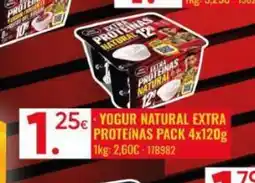 Family Cash Yogur natural extra proteinas oferta