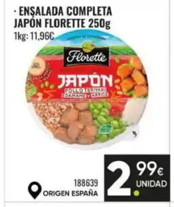 Family Cash FLORETTE Ensalada completa japón oferta
