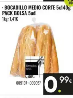Family Cash Bocadillo medio corte oferta