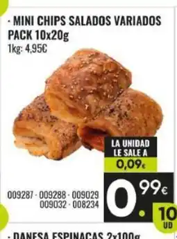 Family Cash Mini chips salados variados oferta