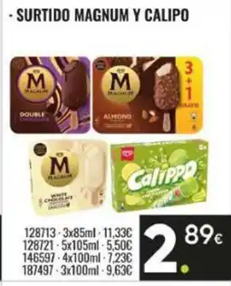 Family Cash MAGNUM Y CALIPO Surtido oferta