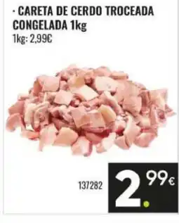 Family Cash Careta de cerdo troceada congelada oferta