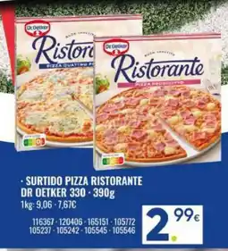 Family Cash DR OETKER Surtido pizza ristorante oferta