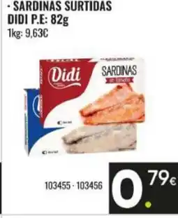 Family Cash DIDI Sardinas surtidas oferta