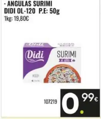 Family Cash DIDI Angulas surimi oferta