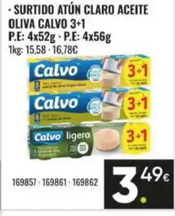 Family Cash CALVO Surtido atún claro aceite oliva oferta