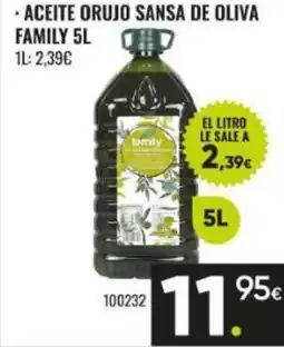 Family Cash FAMILY Aceite orujo sansa de oliva oferta