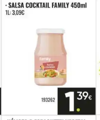 Family Cash FAMILY Salsa cocktail oferta