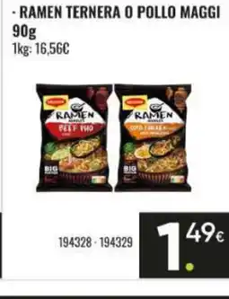 Family Cash MAGGI Ramen ternera o pollo oferta