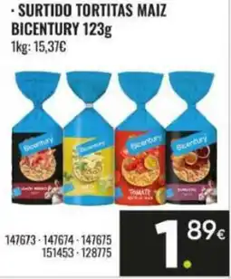 Family Cash BICENTURY Surtido tortitas maiz oferta