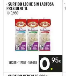 Family Cash PRESIDENT Surtido leche sin lactosa oferta