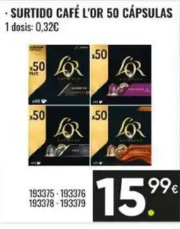 Family Cash Surtido café l'or 50 cápsulas oferta