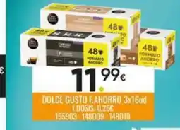 Family Cash DOLCE GUSTO F ahorro oferta