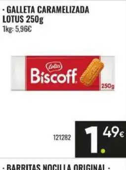 Family Cash Galleta caramelizada lotus oferta