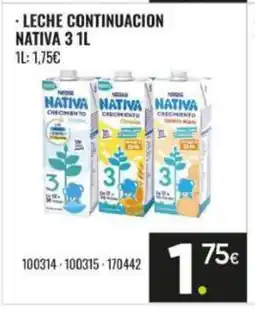Family Cash NATIVA 3 Leche continuacion oferta