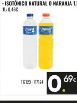 Family Cash Isotónico natural o naranja oferta