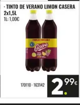 Family Cash LA CASERA Tinto de verano oferta