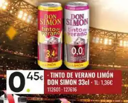 Family Cash DON SIMÓN Tinto de verano limón oferta