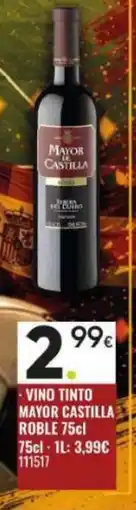 Family Cash MAYOR CASTILLA Vino tinto roble oferta