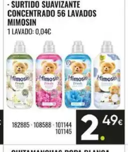 Family Cash MIMOSIN Surtido suavizante concentrado 56 lavados oferta