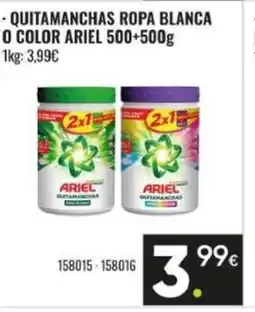 Family Cash ARIEL Quitamanchas ropa blanca o color oferta