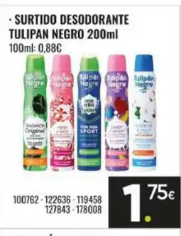 Family Cash Surtido desodorante tulipan negro oferta