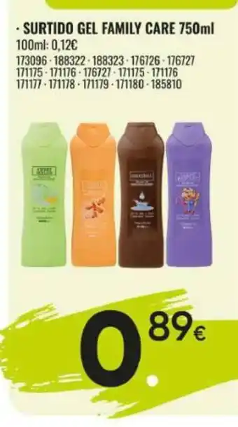 Family Cash Surtido gel family care oferta